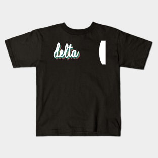 Delta Retro Kids T-Shirt